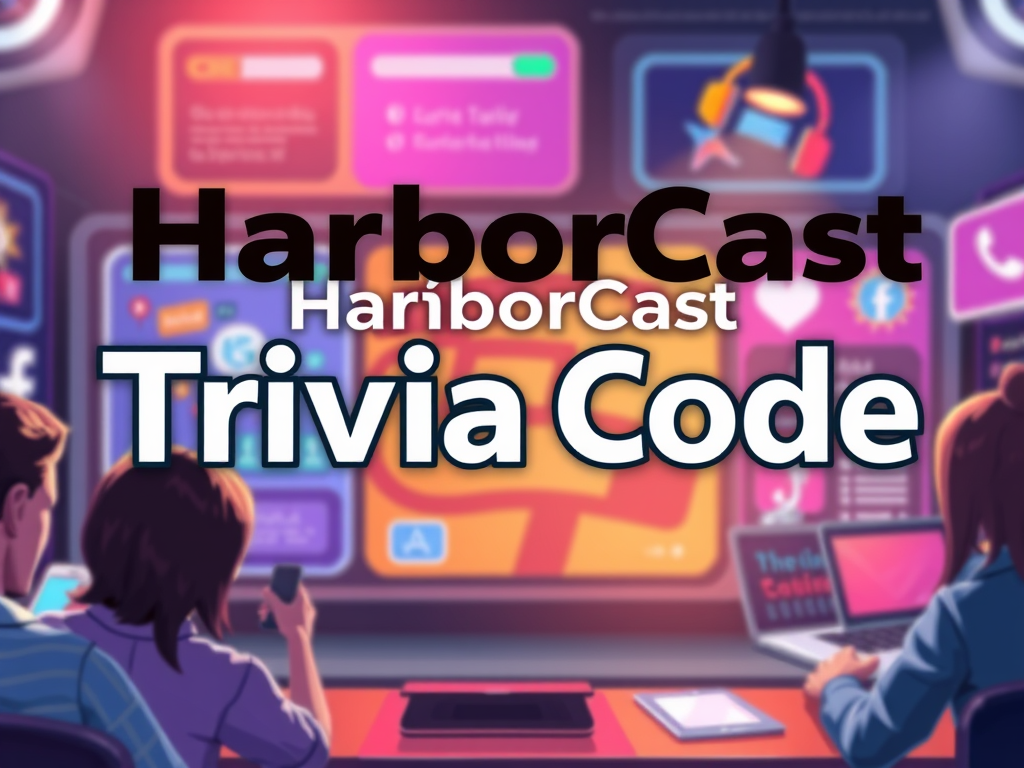 HarborCast Trivia Code – Boost Listener Engagement with Effortless Online Trivia